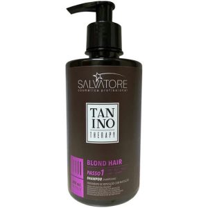 SALVATORE, Шампунь для светлых волос с тонирующим эффектом Шаг 1 Tanino Therapy, 300 мл
