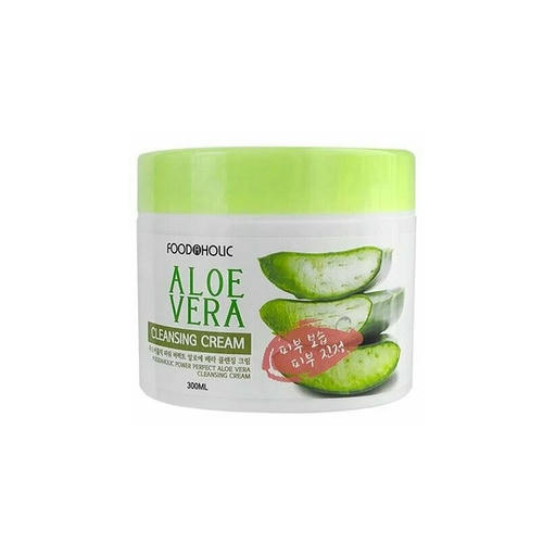 FOODAHOLIC, Очищающий крем для лица с экстрактом алоэ Aloe Vera Cleansing Cream, 300 мл