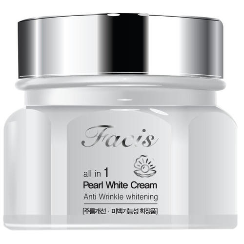 JIGOTT, Осветляющий крем для лица Facis All-In-One Pearl Whitening Cream, 100 мл