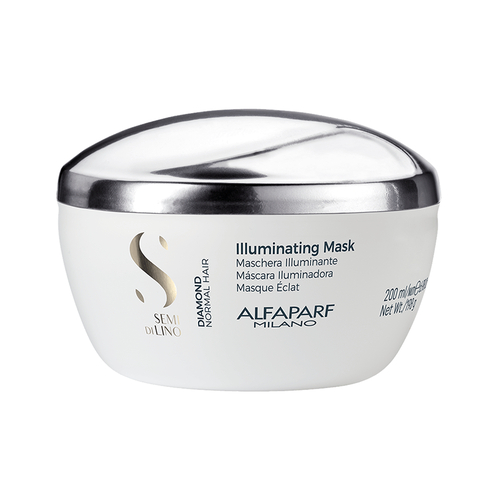 ALFAPARF MILANO, Маска для нормальных волос придающая блеск Semi Di Lino Diamond, 200 мл