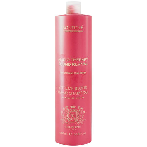BOUTICLE, Шампунь для экстремально поврежденных осветленных волос Amino Therapy Blond Revival, 1000 мл