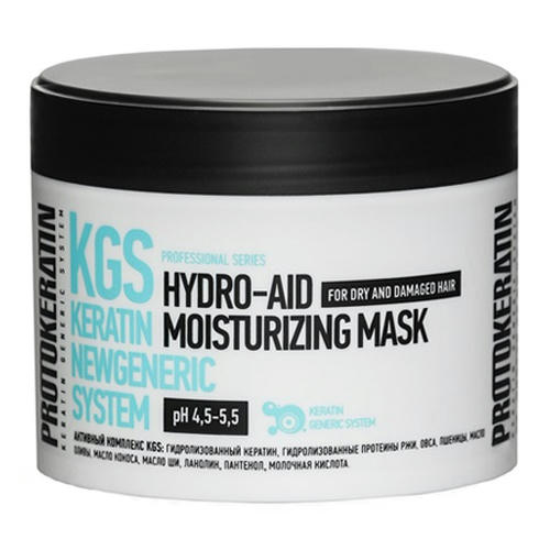 PROTOKERATIN, Экспресс-маска увлажнение для жестких сухих волос Hydro-Aid Moisturizing Mask, 250 мл