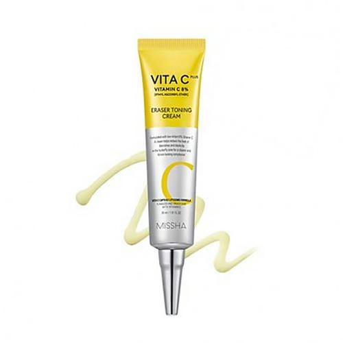 Missha Осветляющий крем для В-зоны Vita C Plus Eraser Toning Cream 30мл