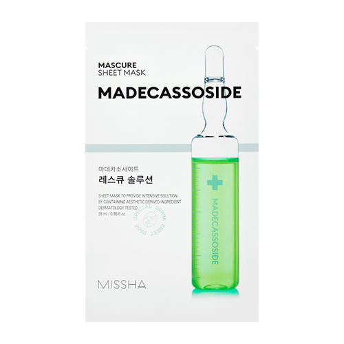 Missha Успокаивающая маска Mascure Rescue solution тканевая маска