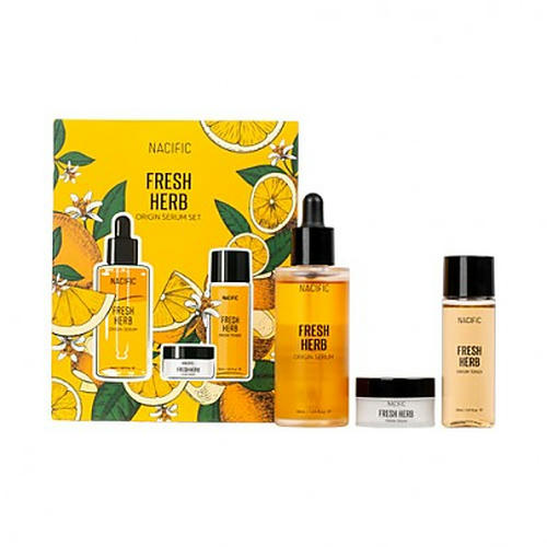 Nacific Набор Fresh Herb Origin Serum Set (Серум 50мл + Тонер 30мл + Крем 12гр)
