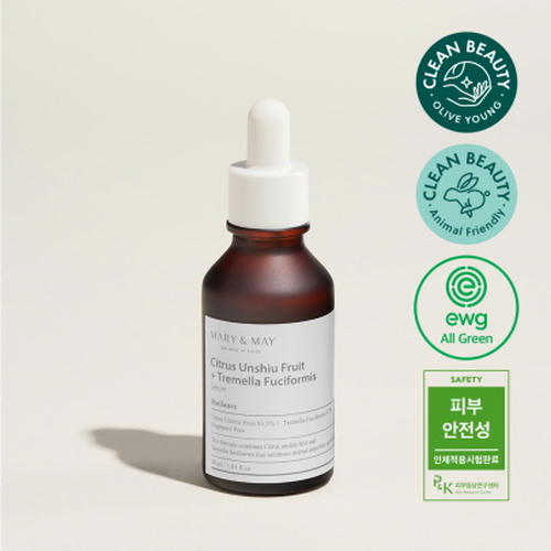 Mary&May Сыворотка для осветления и сияния кожи Citrus Unshiu + Tremella Fuciformis Serum 30мл