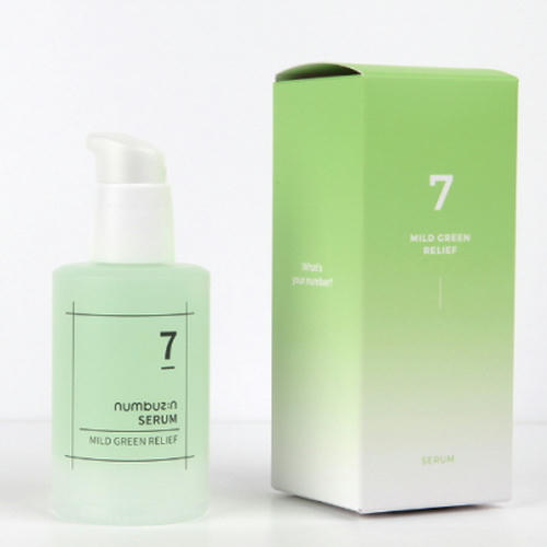 Numbuzin Успокаивающая сыворотка No.7 Mild Green Soothing Serum 50мл