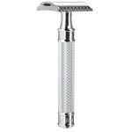Т-образная бритва MUEHLE TRADITIONAL, c удлиненной ручкой, хром, open comb