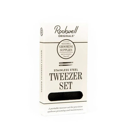 Набор пинцетов Rockwell, нержавеющая сталь, 2 предмета, чехол — изображение 2