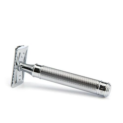 Т-образная бритва MUEHLE TRADITIONAL, c удлиненной ручкой, хром, closed comb — изображение 2
