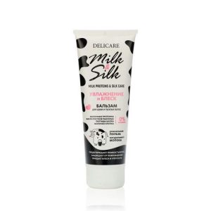 Бальзам для волос Delicare Milk & Silk "увлажнение" 250мл