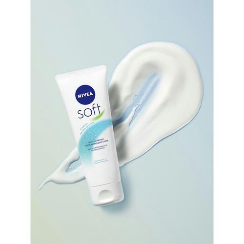 Увлажняющий крем Nivea Soft интенсивный для лица, рук и тела 75мл — изображение 4