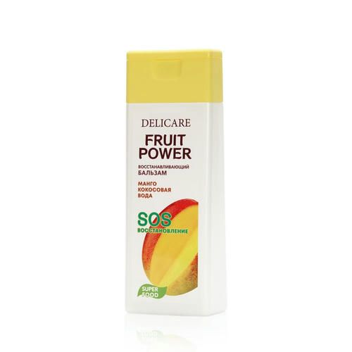 Бальзам для волос Delicare Fruit Power "Манго" восстановление 240мл — изображение 2