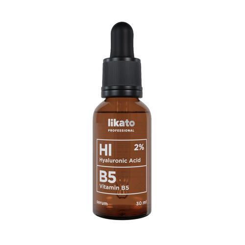Сыворотка для лица с гиалуроновой кислотой и витамином B5 Likato Professional "Hyaluronic acid, Vitamin B5" 30мл — изображение 4
