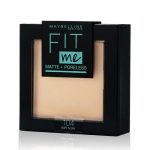 Пудра Maybelline New York Fit me! для лица "Matte & Poreless" матирующая 104 Светло-бежевый 9г