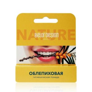 Гигиеническая помада для губ BelorDesign Nature "облепиховая" 4,4г