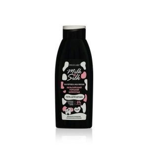 Гель для душа Delicare Milk & Silk "Бельгийский горький шоколад" 500мл