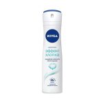 Женский дезодорант - антиперспирант Nivea Эффект хлопка 48 часов защиты 150мл