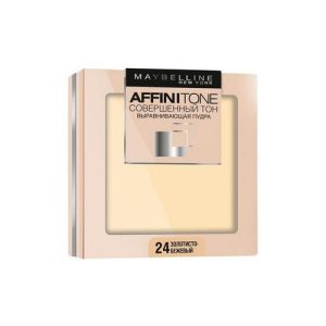 Пудра Maybelline New York Affinitone для лица 24 Золотисто-бежевый 9г
