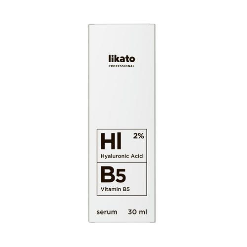 Сыворотка для лица с гиалуроновой кислотой и витамином B5 Likato Professional "Hyaluronic acid, Vitamin B5" 30мл — изображение 2
