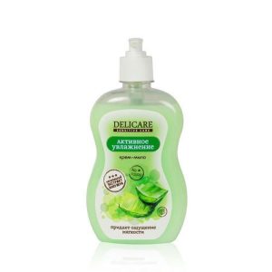 Жидкое крем - мыло для рук Delicare Sensitive Care "активное увлажнение" 500мл