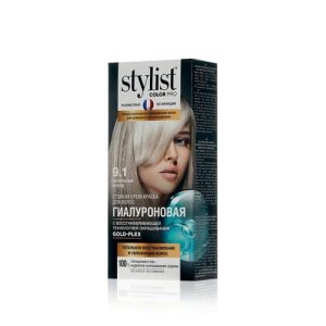 Стойкая крем - краска для волос Stylist Color Pro 9.1, Пепельный блонд, 120мл