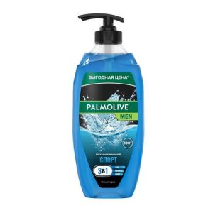 Мужской гель для душа Palmolive Men "Спорт" восстанавливающий 3 в 1 для лица, тела и волос 750мл