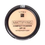 Матирующая пудра для лица Vitex Mattifying compact powder 03 spf20 15г