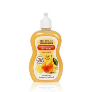 Жидкое крем - мыло для рук Delicare Sensitive Care "Интенсивное питание" 500мл