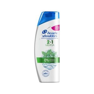 Шампунь и бальзам - ополаскиватель 2 в 1 Head and Shoulders против перхоти с натуральным ментолом 400мл