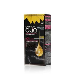 Крем - краска для волос Garnier Olia 1.10, Холодный сапфир, 112мл