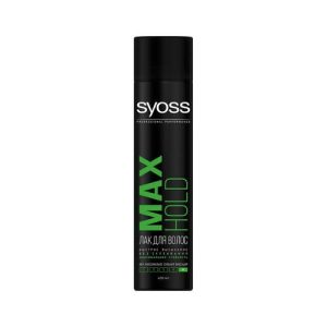 Лак для укладки волос Syoss Max Hold Мегафиксация (5) 400мл
