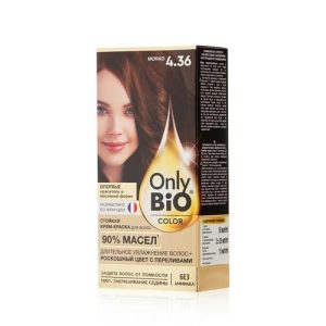 Крем - краска для волос Only Bio Color 4.36, Мокко, 115мл