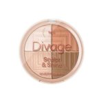 Палетка для скульптурирования лица Divage Sculpt & Shine 12г