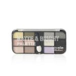 Тени для век Lavelle "Matte & Bright" 01, 12 цветов