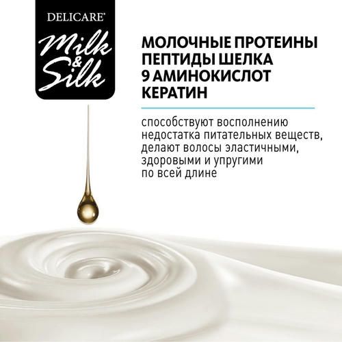 Шампунь для волос Delicare Milk & Silk "питание" 250мл — изображение 5
