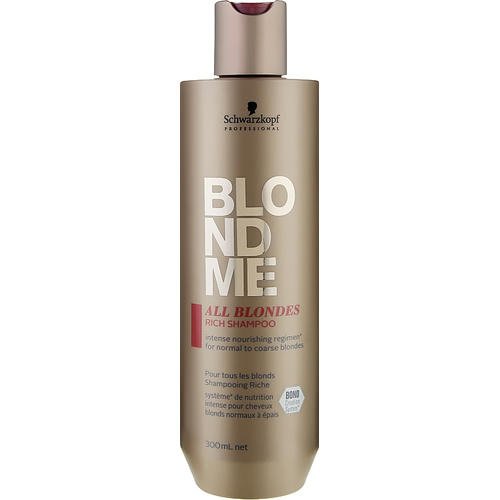 Schwarzkopf Professional Blondme All Blondes Rich Shampoo - Обогащенный шампунь для волос всех типов, 300 мл.