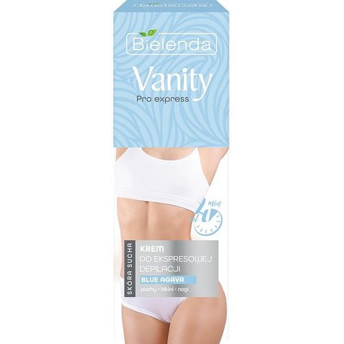 Bielenda Vanity Pro Express Hair Removal Cream Blue Agava - Крем для экспресс-депиляции с экстрактом голубой агавы, 75 мл. — изображение 2