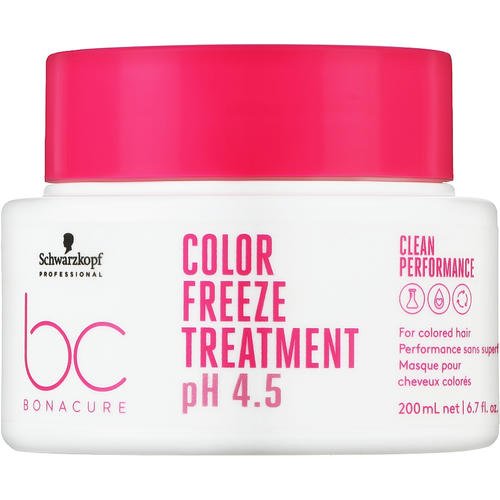 Schwarzkopf Professional Bonacure Color Freeze Treatment pH 4.5 - Маска для окрашенных волос, 200 мл. — изображение 2