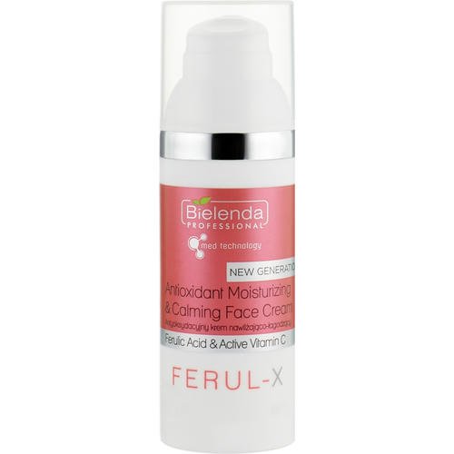 Bielenda Professional Ferul-X Antioxidant Moisturizing & Calming Face Cream - Антиоксидантный увлажняющий и успокаивающий крем для лица, 50 мл.