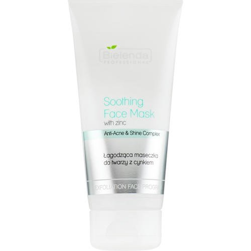 Bielenda Professional Exfoliation Face Program Soothing Mask with Zinc - Успокаивающая маска с цинком, 150 г.