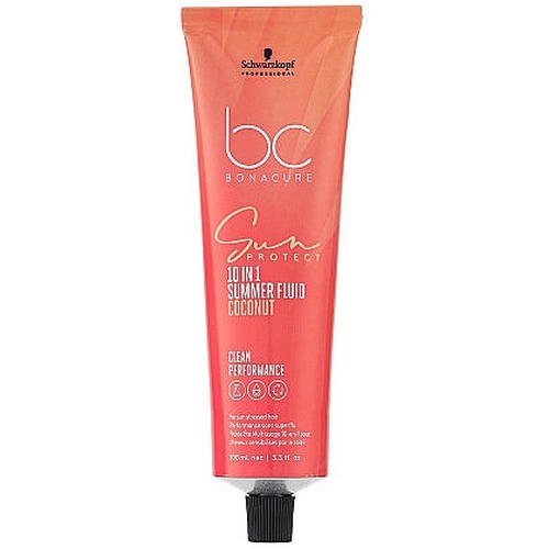 Schwarzkopf Professional Bonacure Sun Protect 10-In-1 Summer Fluid Coconut - Мультифункциональный флюид для волос, 100 мл.