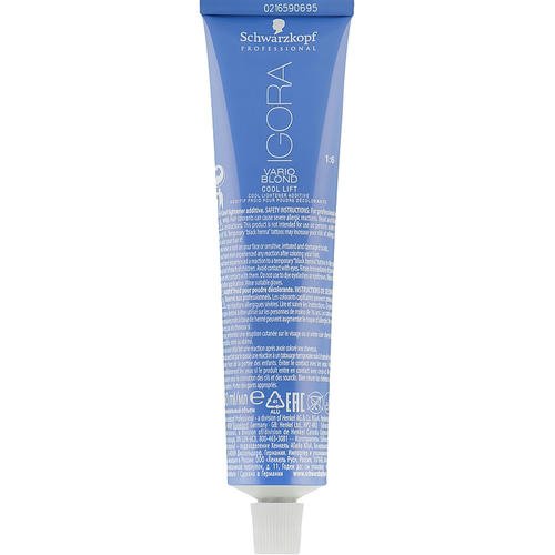 Schwarzkopf Professional Igora Vario Blond Cool Lift - Осветляющий крем для волос, 60 мл. — изображение 2