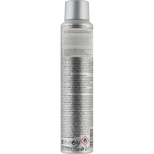Schwarzkopf Professional Osis+ Freeze Pump Hairspray - Спрей для волос сильной фиксации, 200 мл. — изображение 2