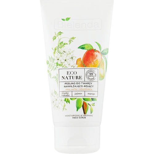 Bielenda Eco Nature Kakadu Plum, Jasmine and Mango - Скраб для лица, 150 г.