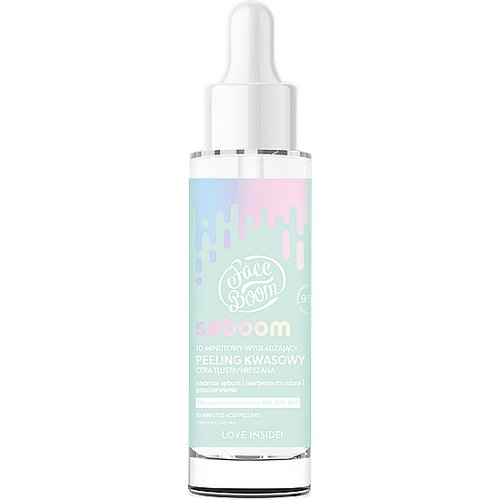 Bielenda Face Boom Seboom Peeling - Пилинг кислотный для лица AHA, BHA и PHA кислоты, 30 г.