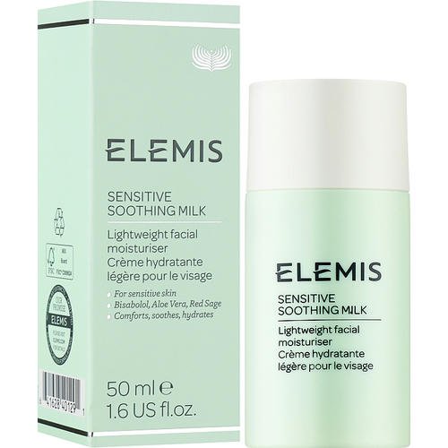 Elemis Sensitive Soothing Milk - Легкий увлажнитель для чувствительной кожи, 50 мл. — изображение 2