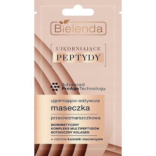 Bielenda Firming Peptides Anti-Wrinkle Mask - Укрепляющая и питательная маска против морщин, 8 г.