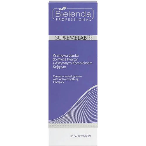Bielenda Professional SupremeLab Clean Comfort Creamy Cleansing Foam With Active Soothing Complex - Кремообразная пенка для умывания, 150 мл. — изображение 3