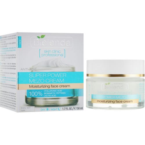 Bielenda Skin Clinic Professional Mezo Anti-age - Активный увлажняющий крем дневной/ночной, 50 мл.